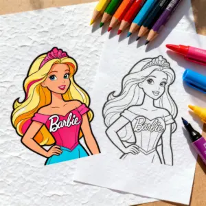 Barbie Coloring Pages