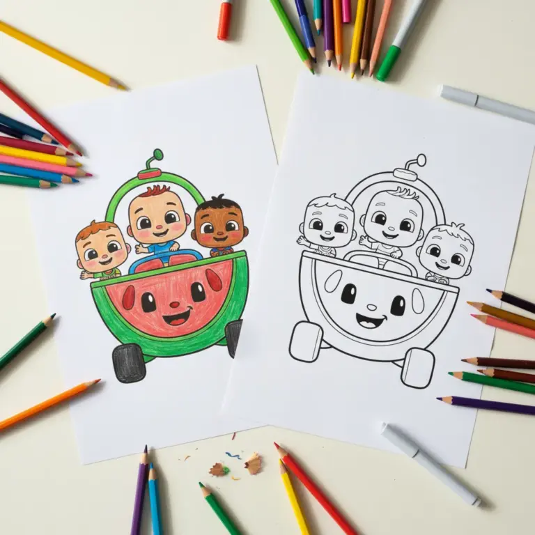 Cocomelon Coloring Pages