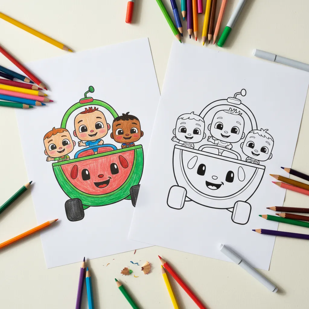 Cocomelon Coloring Pages