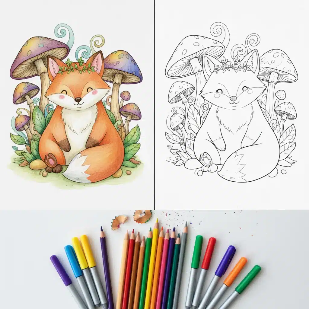 Cute Coloring Pages