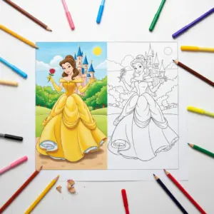 Disney Princess Coloring Pages