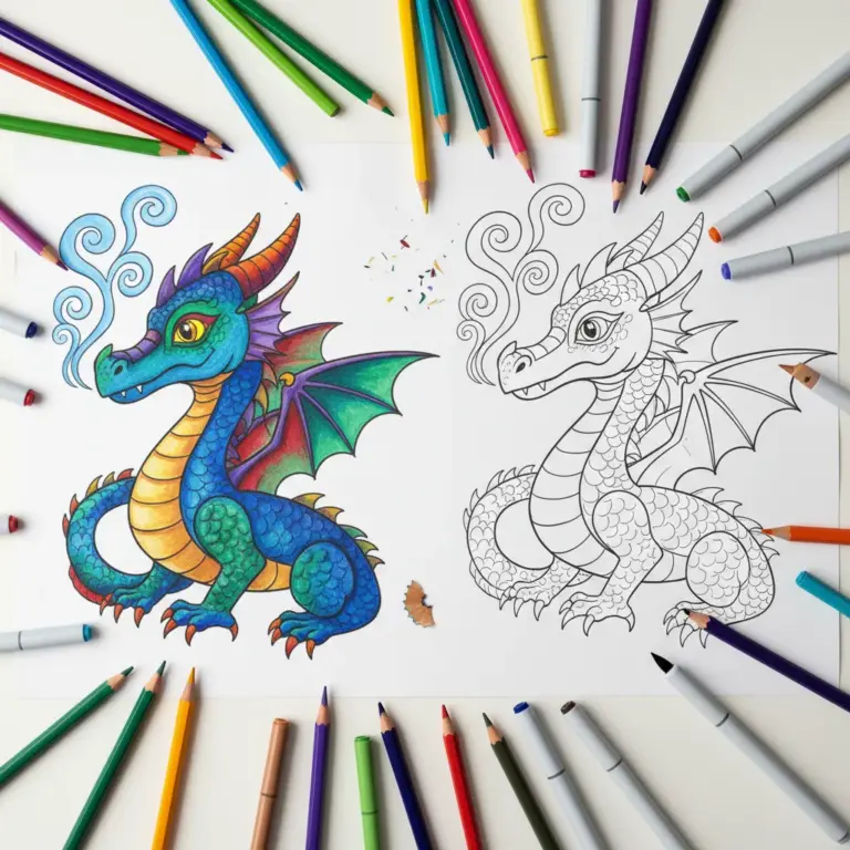 Dragon Coloring Pages