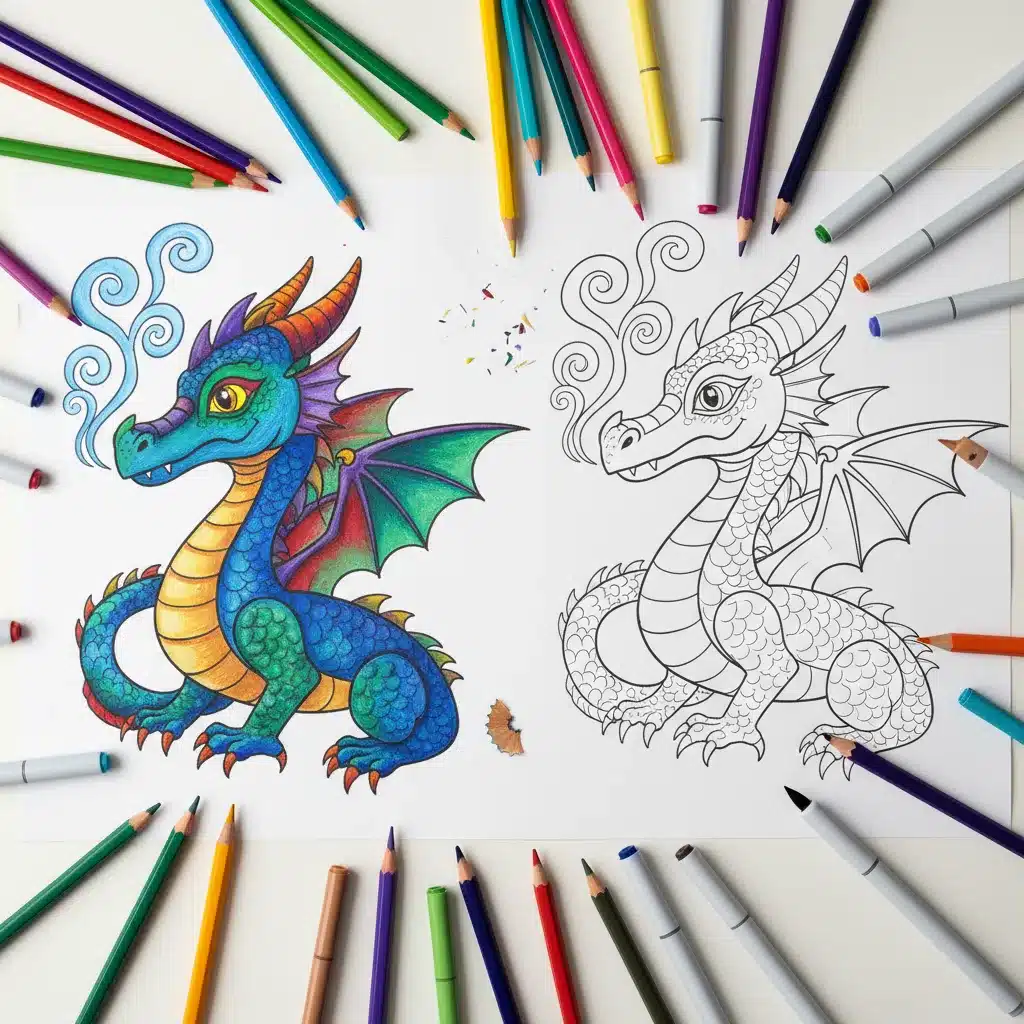 Dragon Coloring Pages