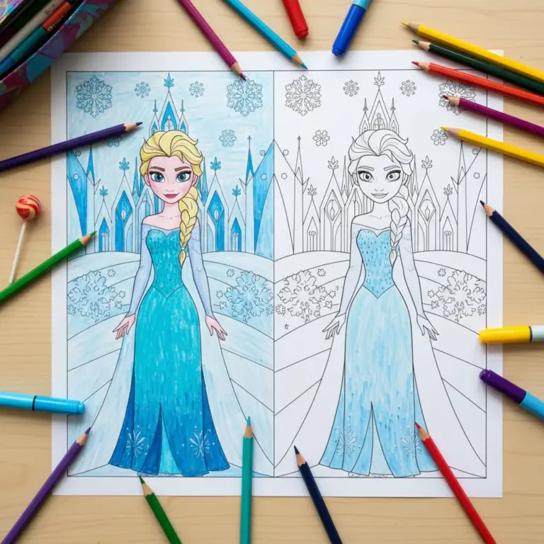 Elsa Coloring Pages