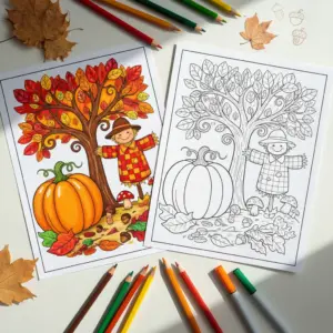Fall Coloring Pages
