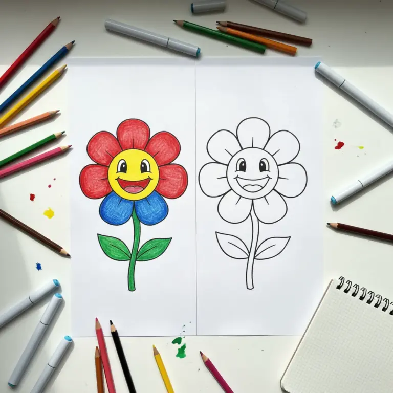 Flower Coloring Pages