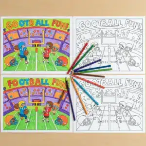 Football Coloring Pages