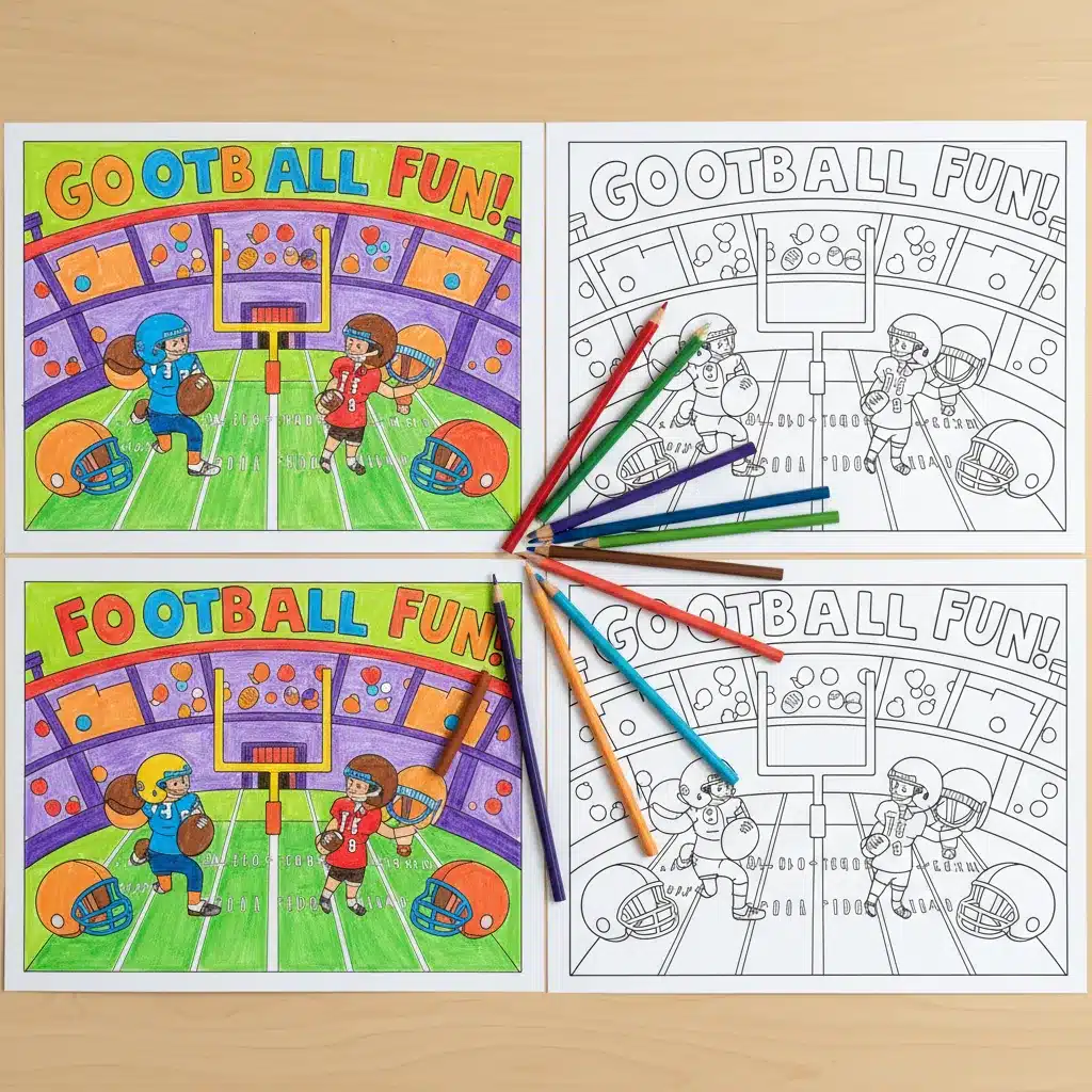 Football Coloring Pages