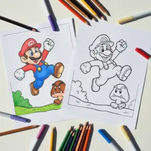 Mario Coloring Pages