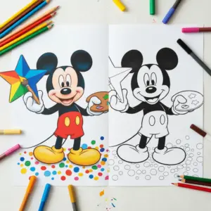 Mickey Mouse Coloring Pages