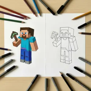 Minecraft Coloring Pages