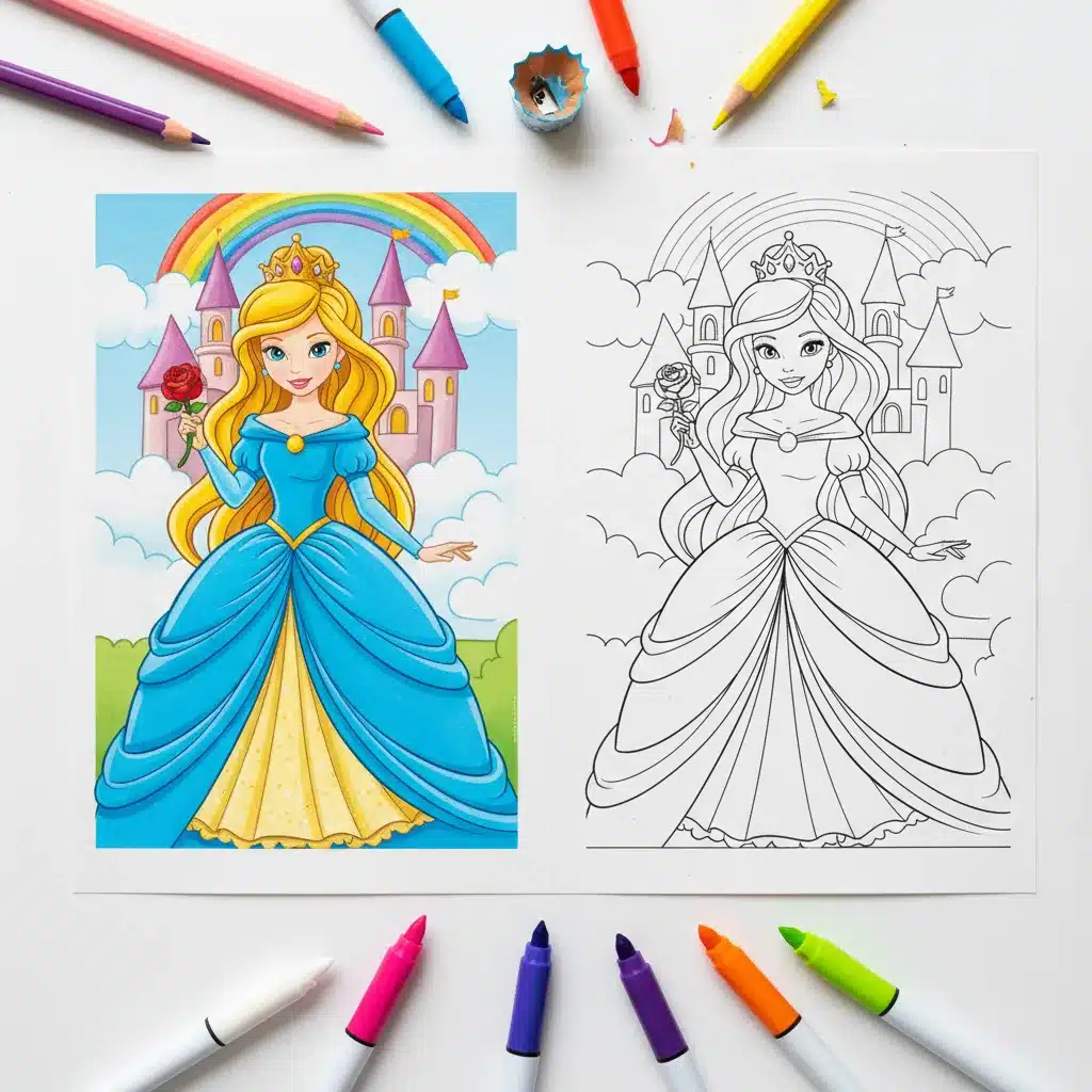 Princess Coloring Pages