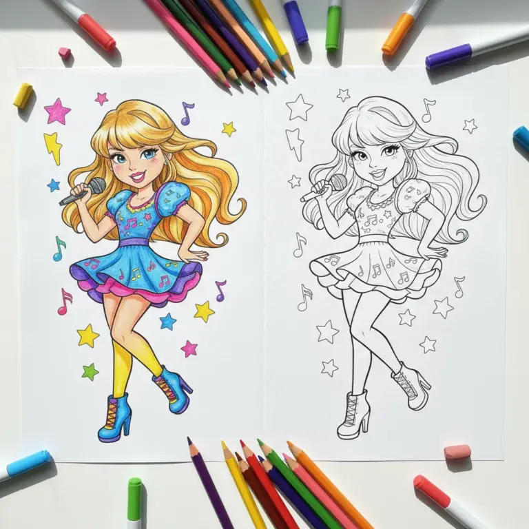 Taylor Swift Coloring Pages