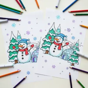 Winter Coloring Pages