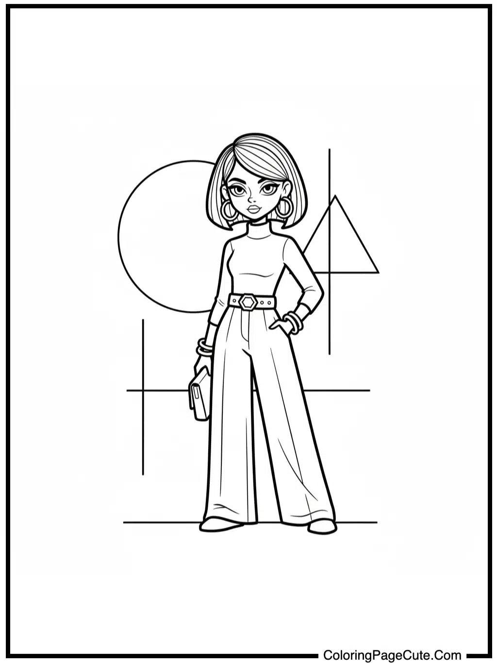 Minimalist Monochrome Muse