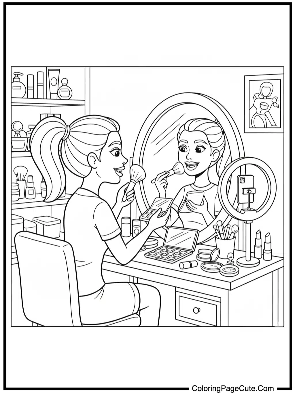 Makeup Influencer at Vanity