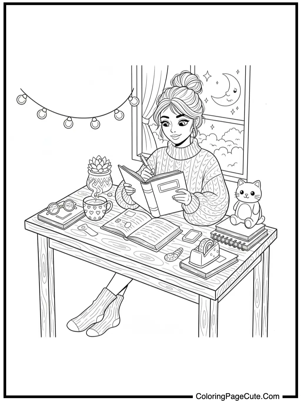 Cozy Journaling Desk Vibes