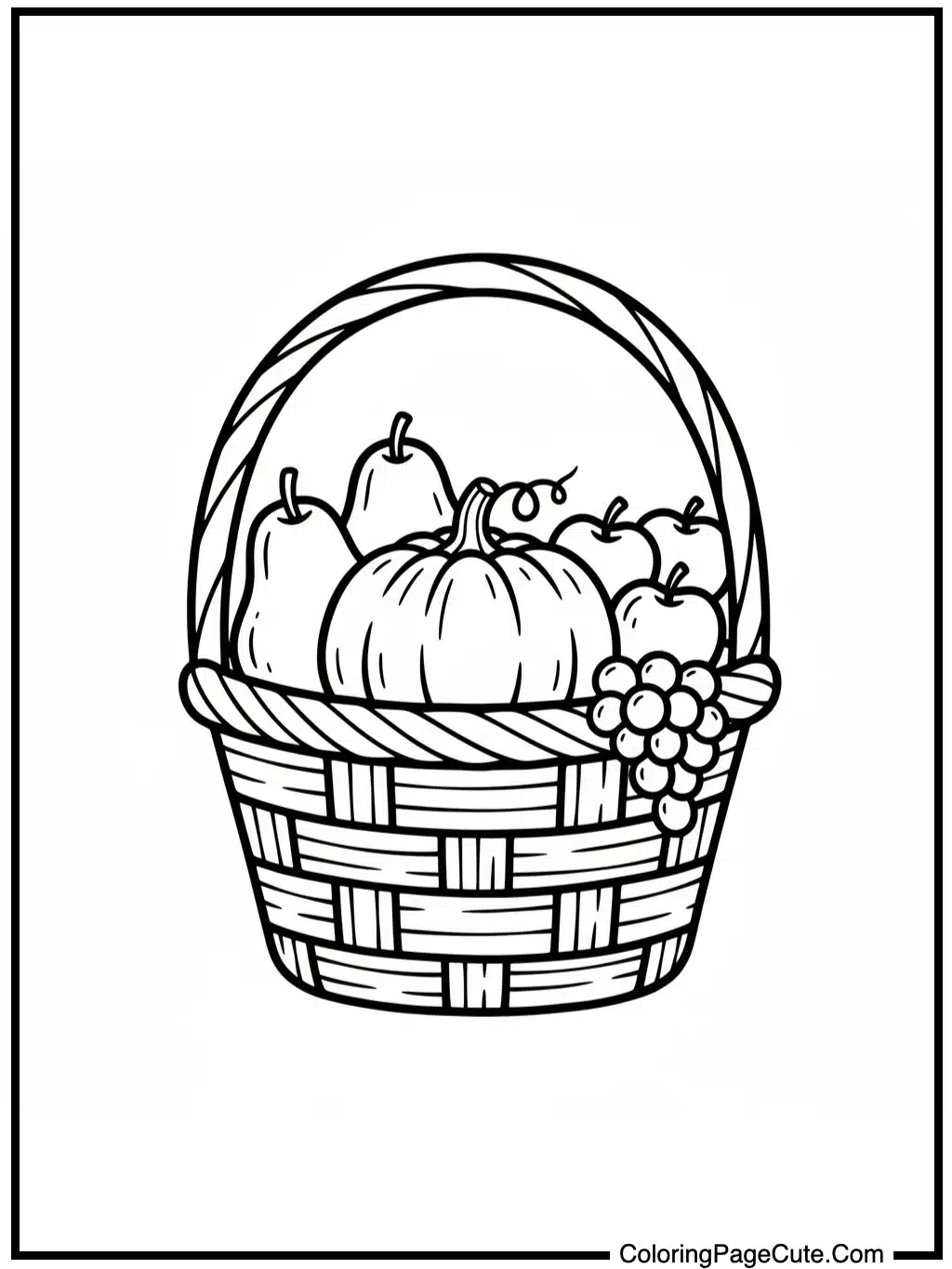 Basket of Fall Fruits