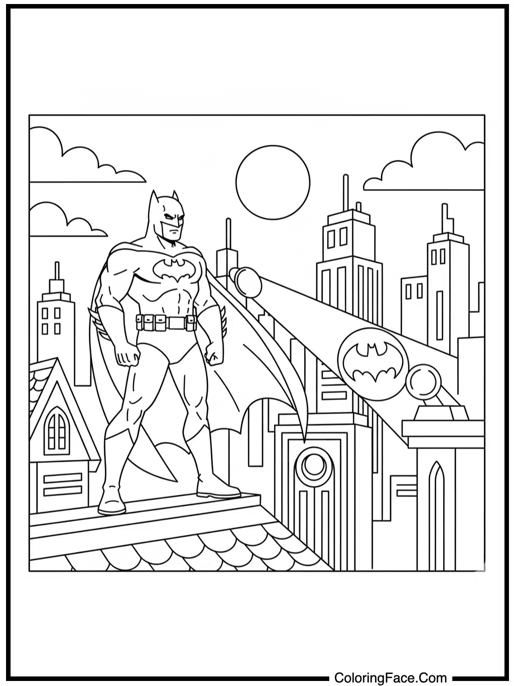 Batman on the Rooftop