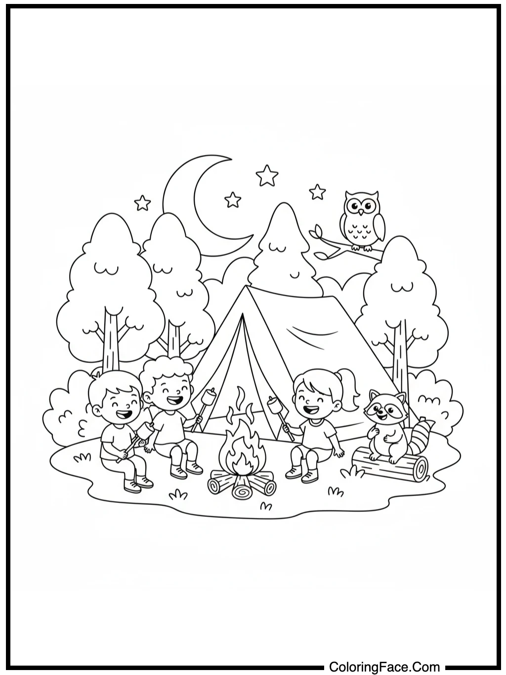 camping night coloring.png
