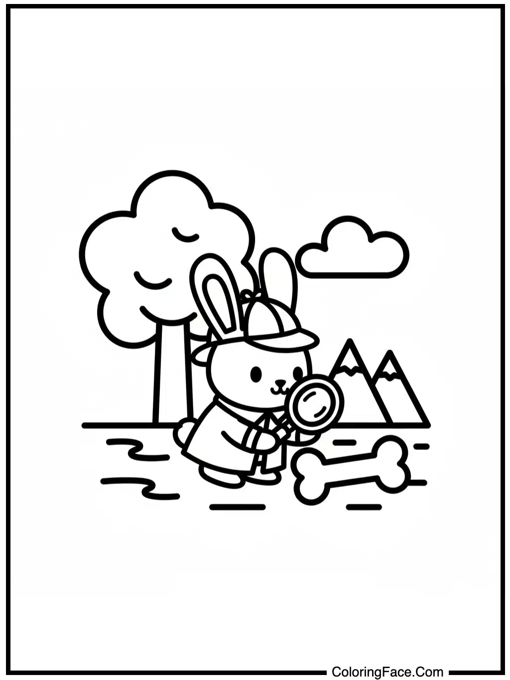 bunny detective bone