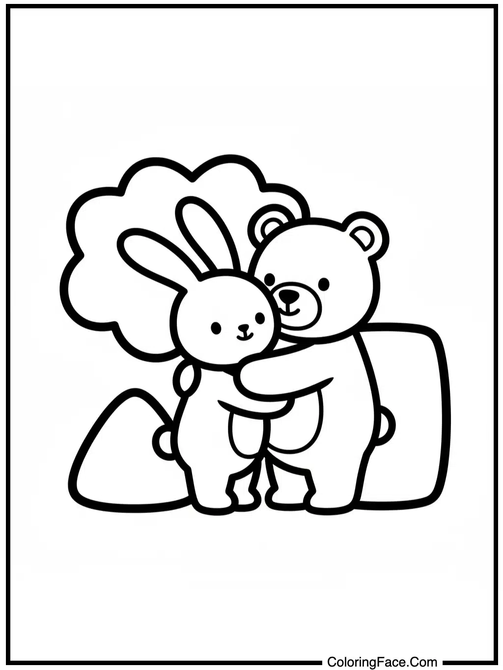 bunny bear hug