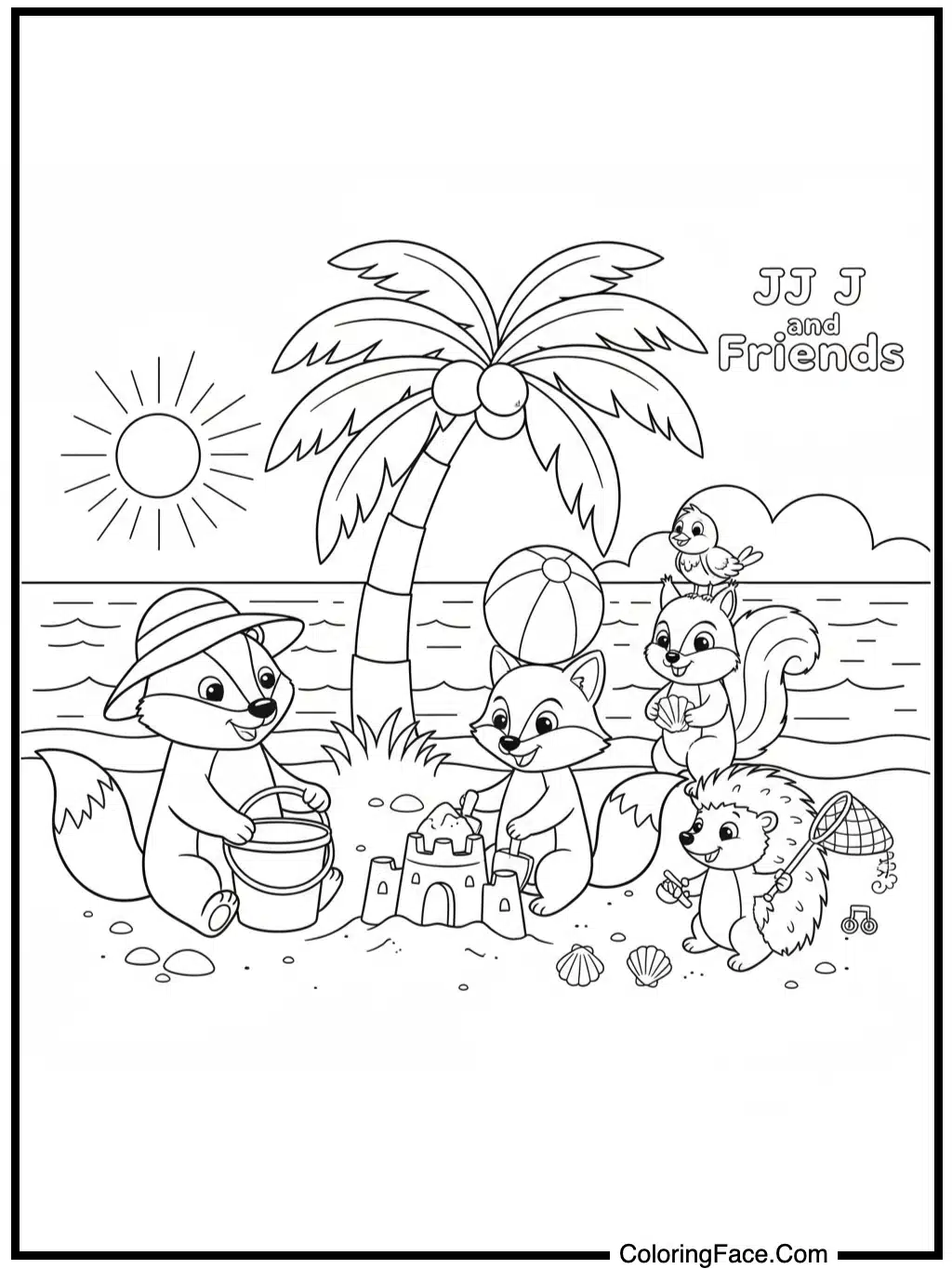 JJ and Friends at the Beach