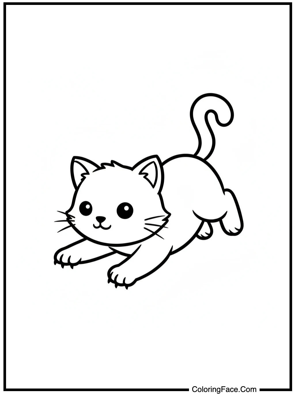 Kitten's Playful Pounce