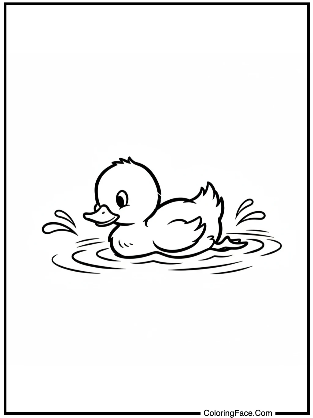Ducky's First Swim
