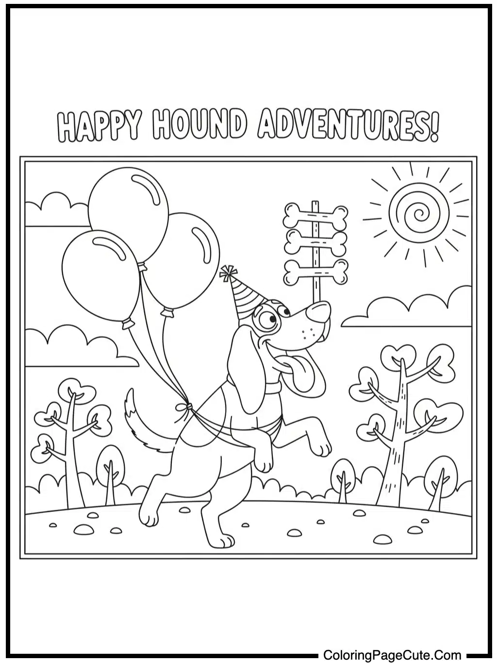 Happy Hound Hijinks