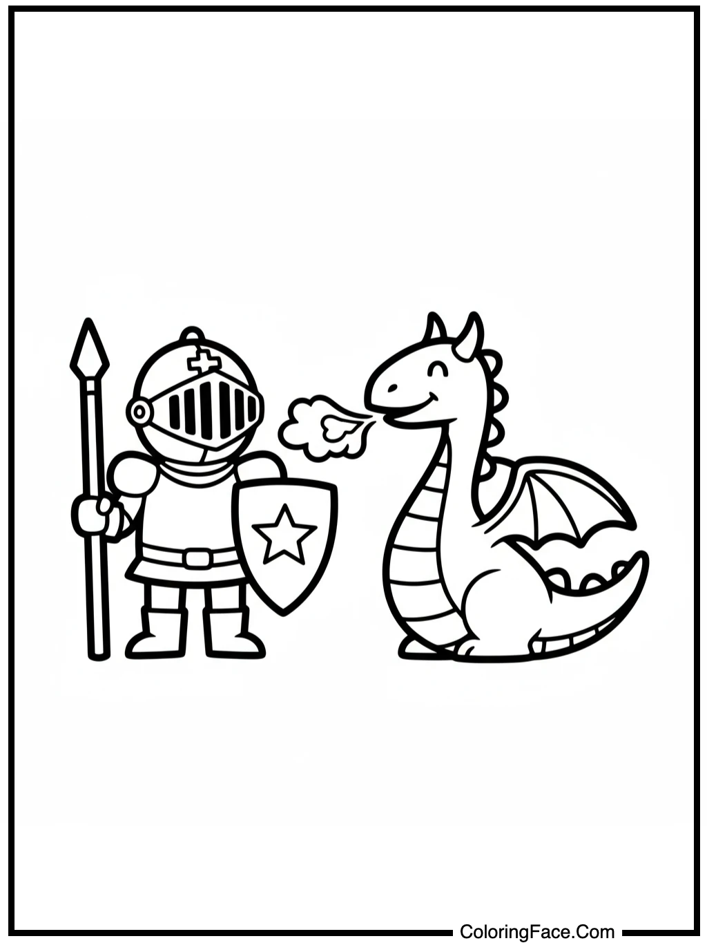 Knight vs Dragon