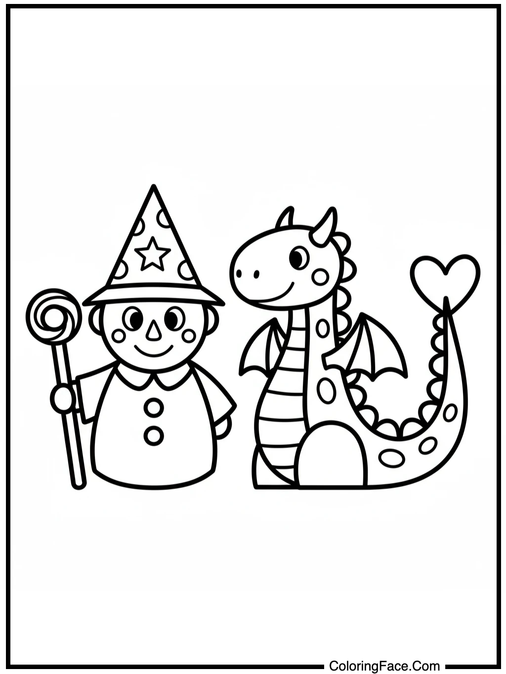 Wizard and Magic Dragon