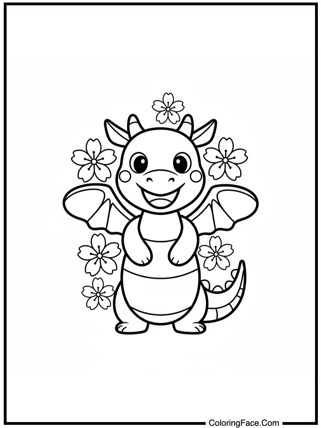 Cherry Blossom Dragon