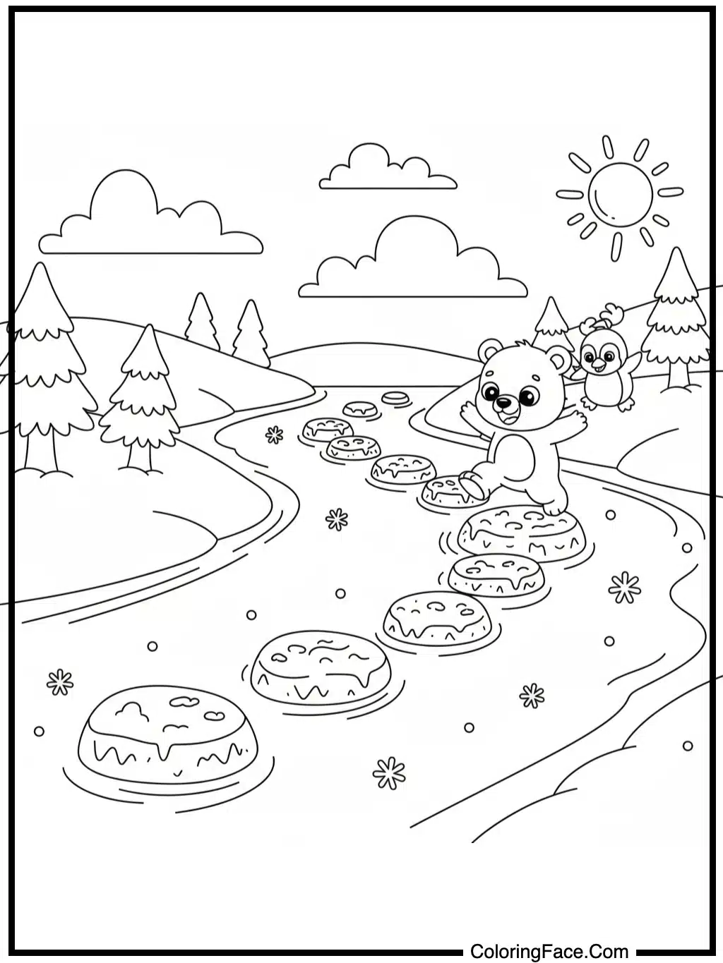 Frozen River Crossing