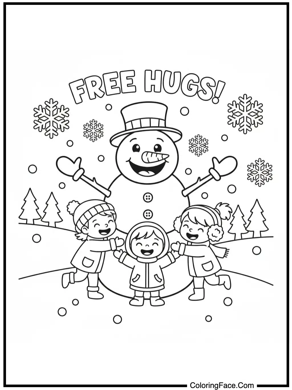 Silly Snowman Hugs