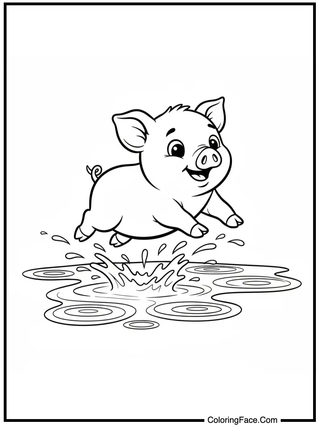 Puddle-Stomp Piglet
