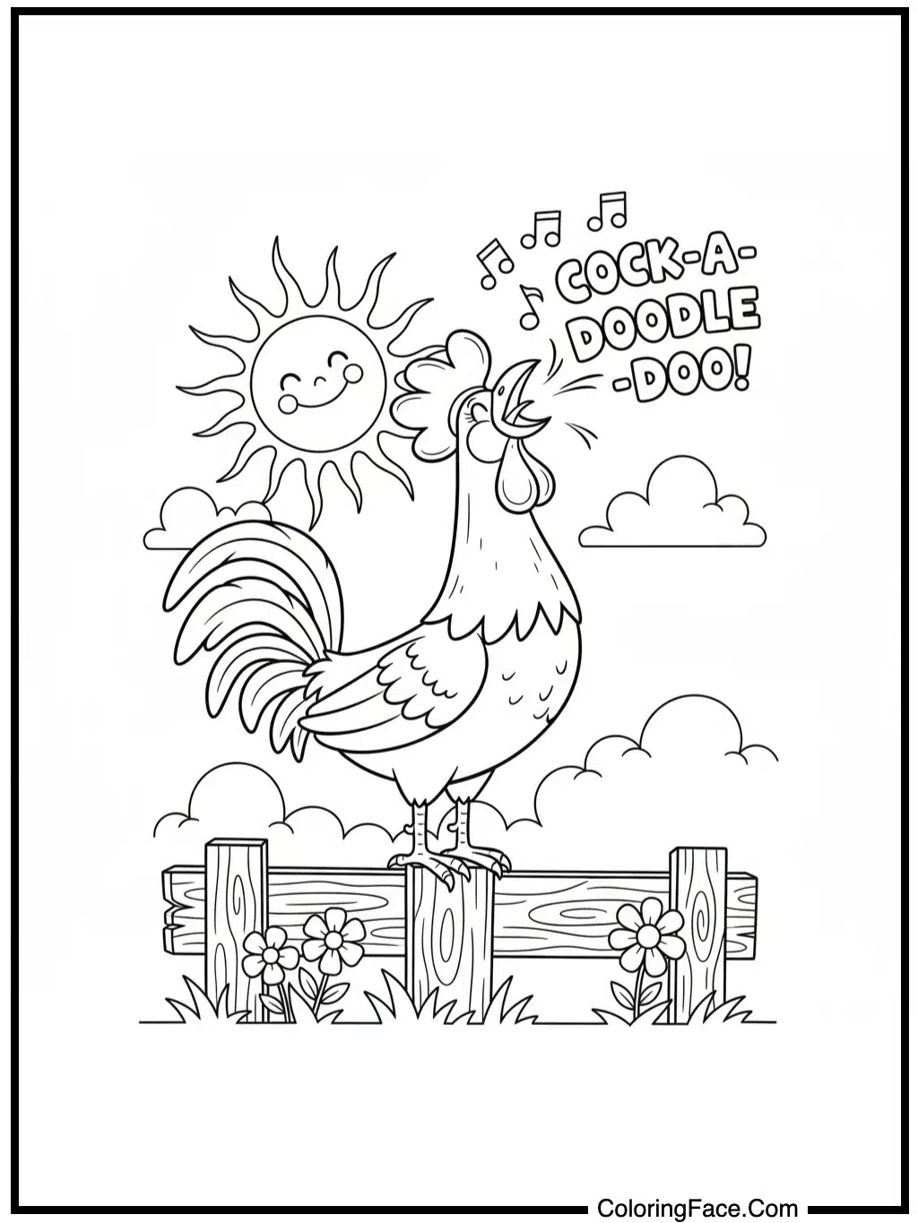 Silly-Rooster Rise-and-Shine