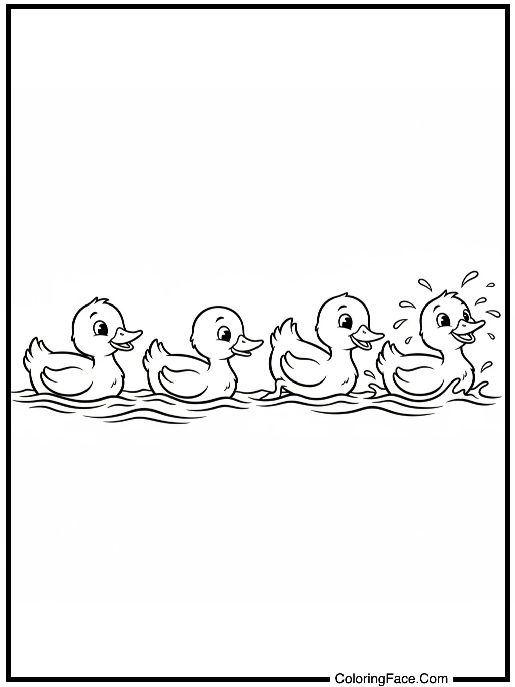 Duckling-Row Dip-and-Dive