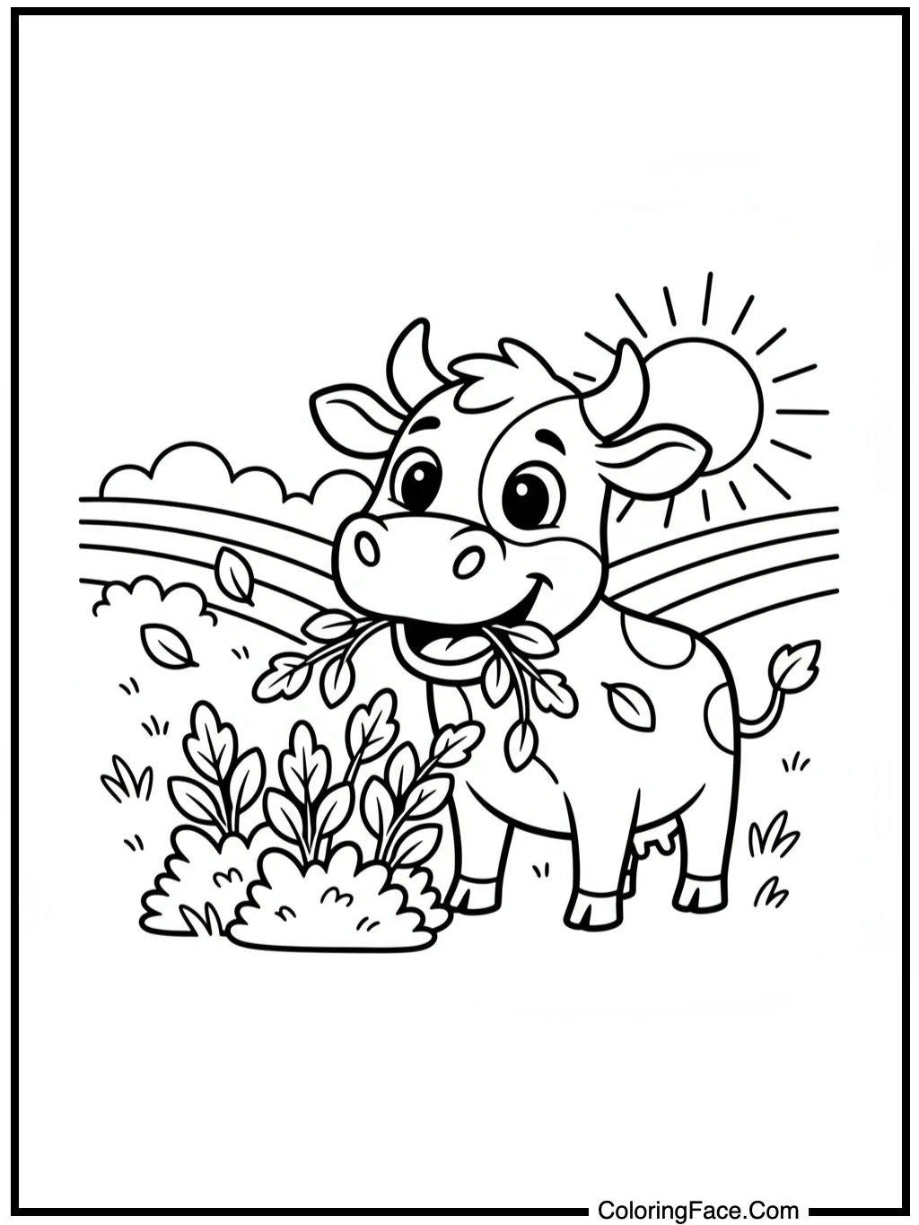 Crop-Chomp Cow
