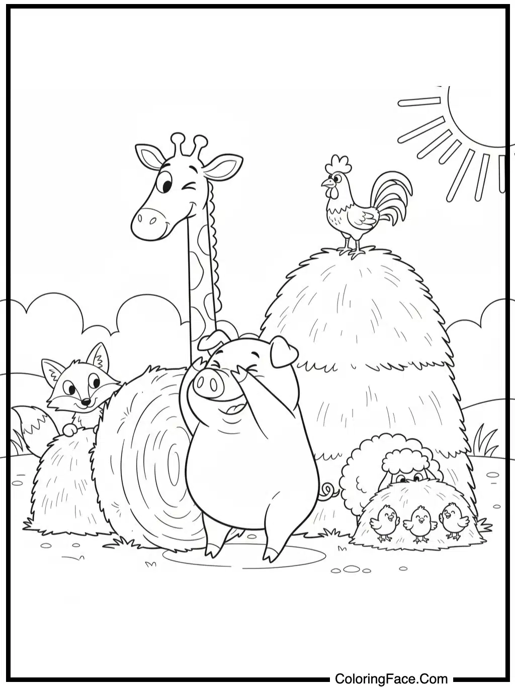 Hay-Bale Hide-and-Seek