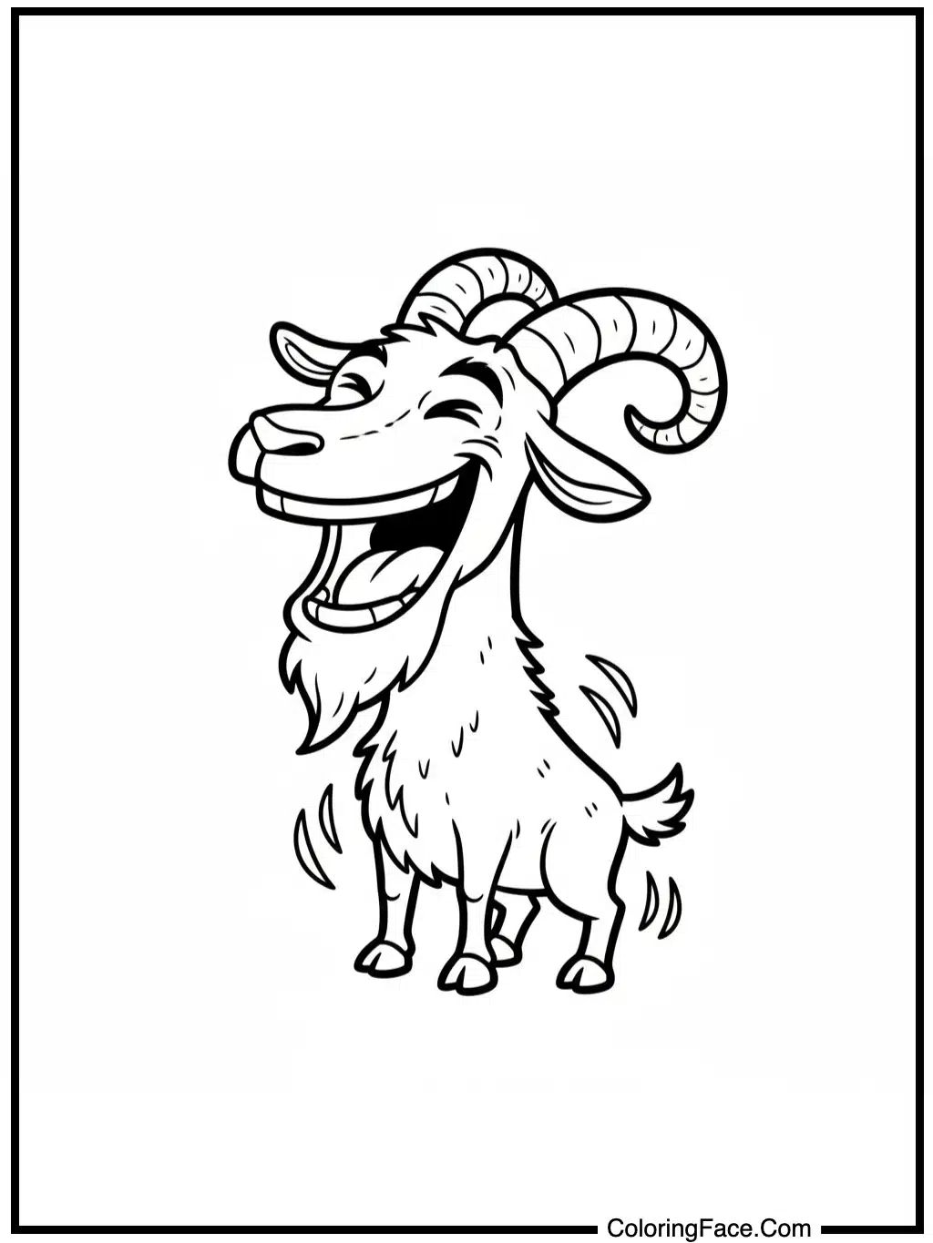 Goofy-Goat Giggle-Snort