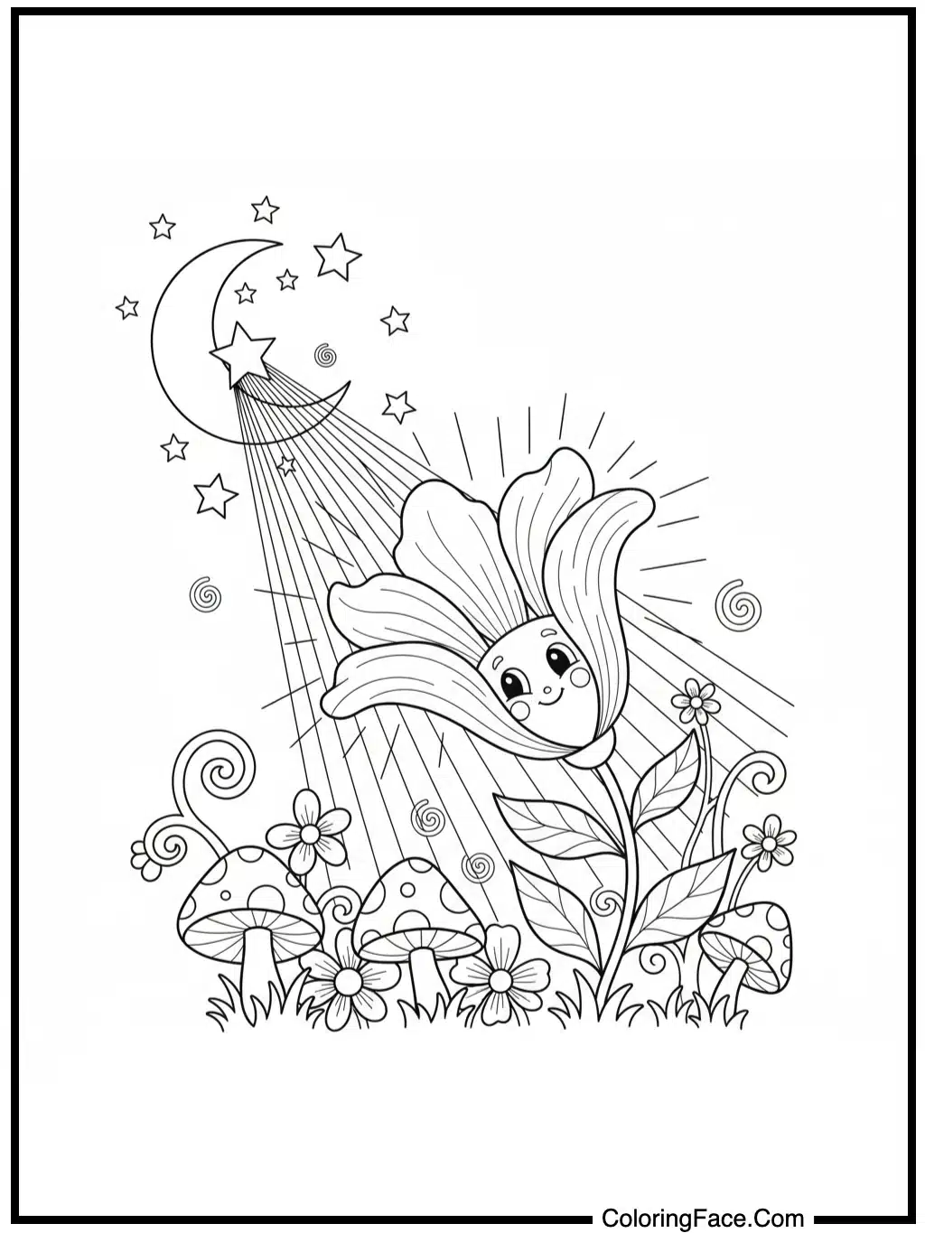 Moonbeam-Munchkin Bloom (for a night flower)