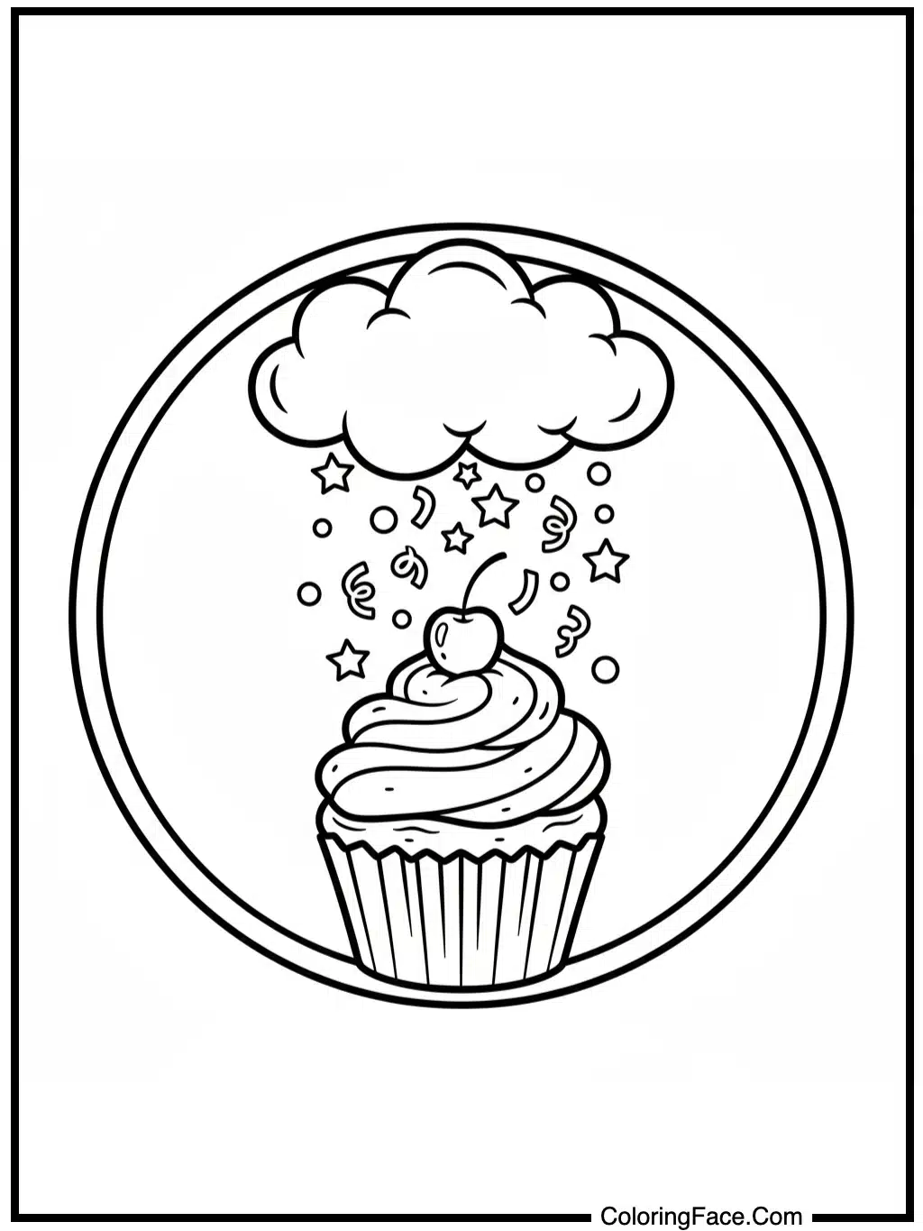 Cupcake-Confetti Cloud