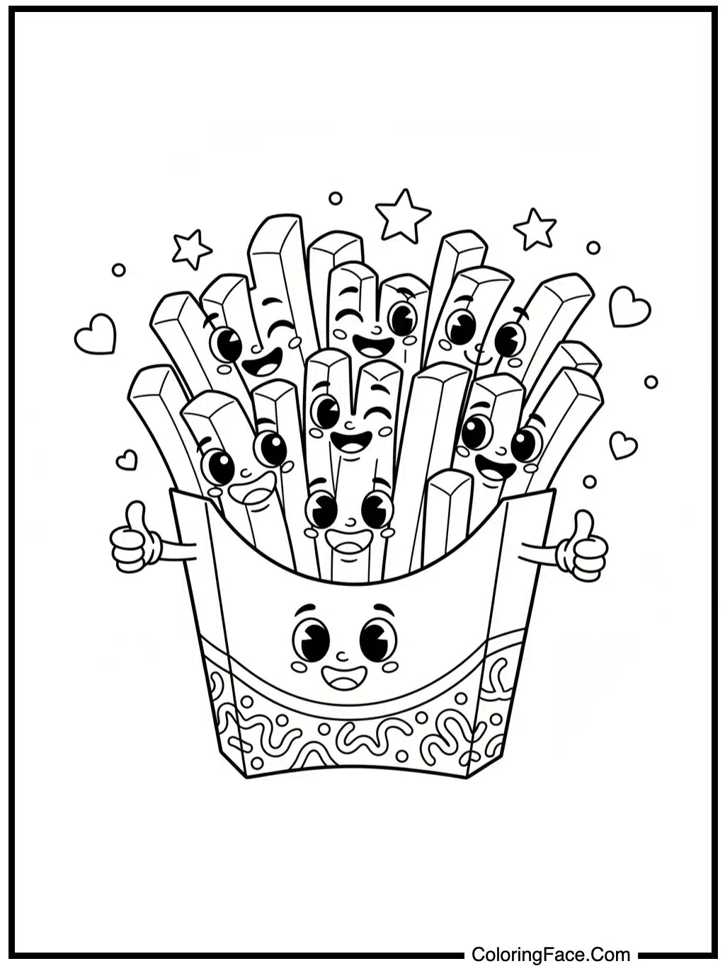 French-Fry Friend-Pile