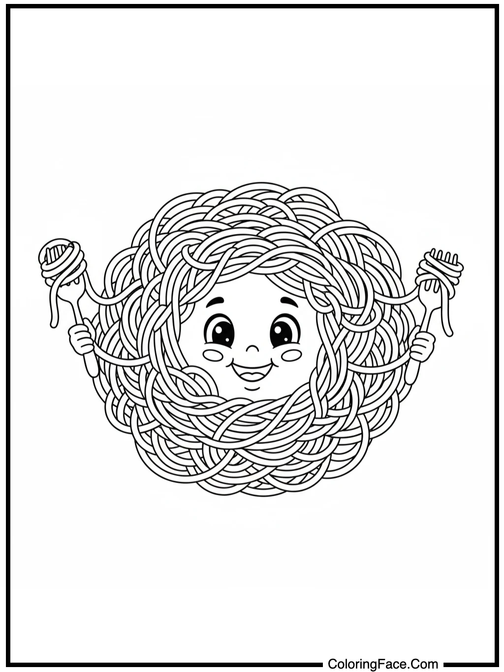 Spaghetti-Twirl Tangle