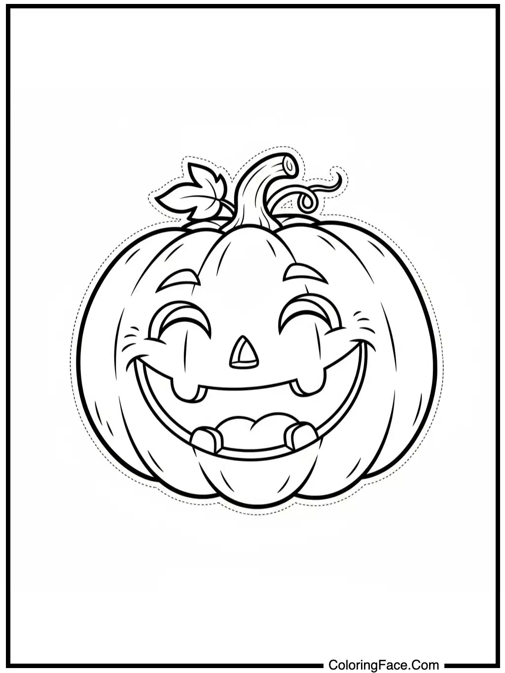 Giggle-Tooth Jack-o'-Lantern