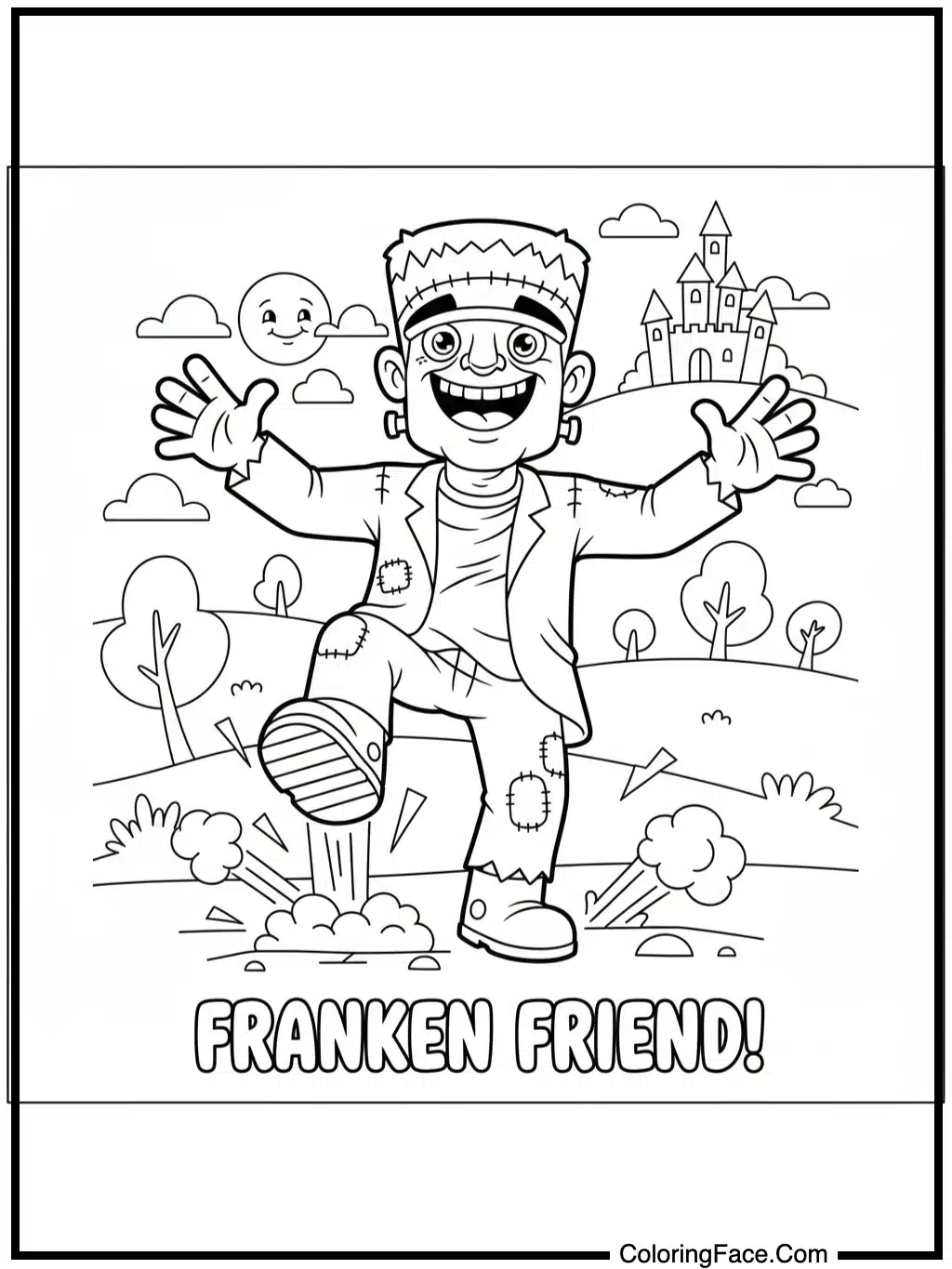 Friendly Frankenstein Foot-Stomp