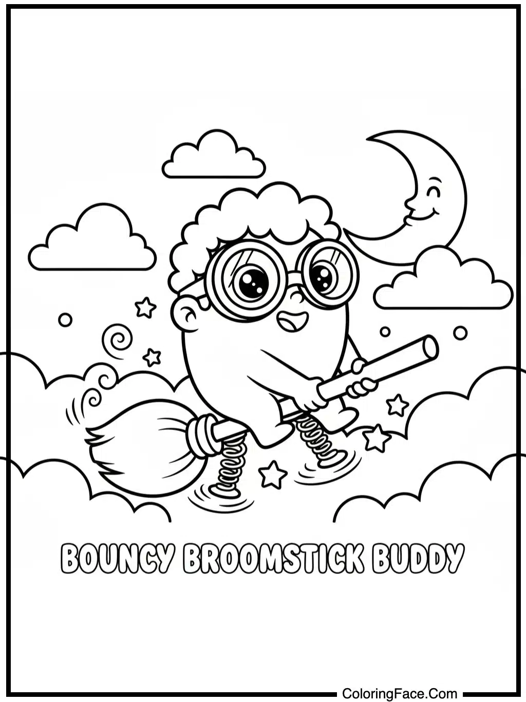 Bouncy Broomstick Buddy