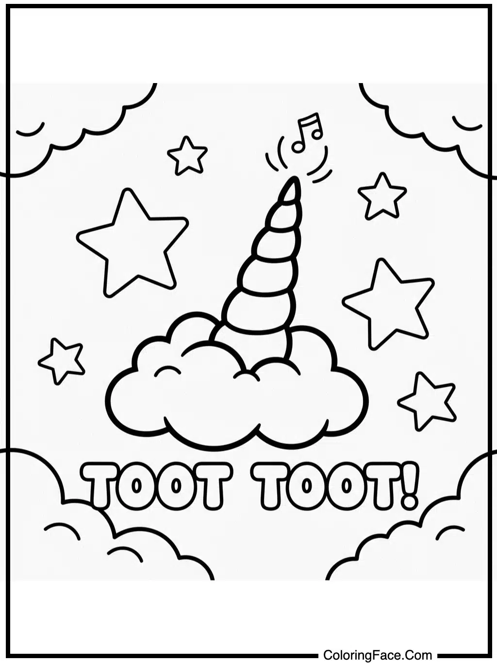 Unicorn Horn Toot-Toot