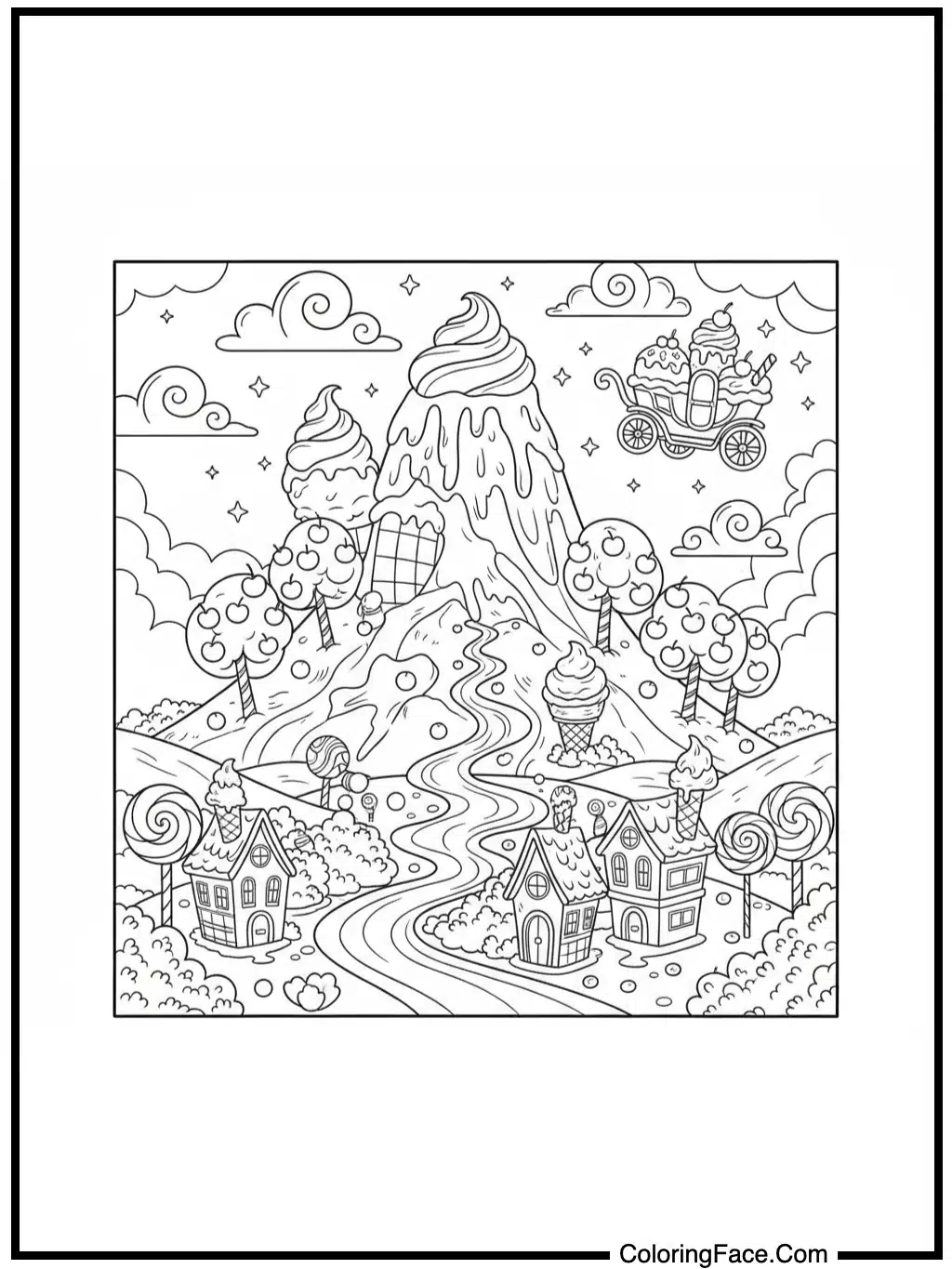 Ice Cream Mountain Magic